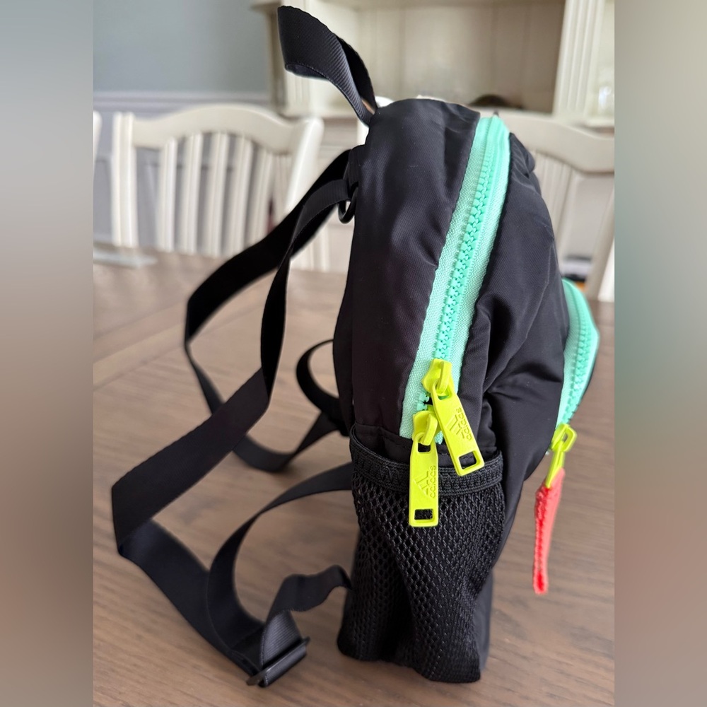 Adidas Linear 3 Mini Backpack With Mint Trim And … - image 4